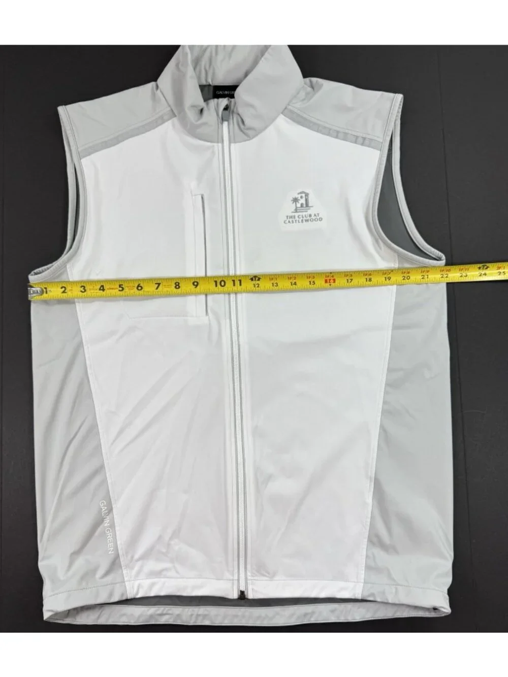 Galvin Green Mens Golf Vest Sleeveless Full Zip Size Large Club At Castlewood CA